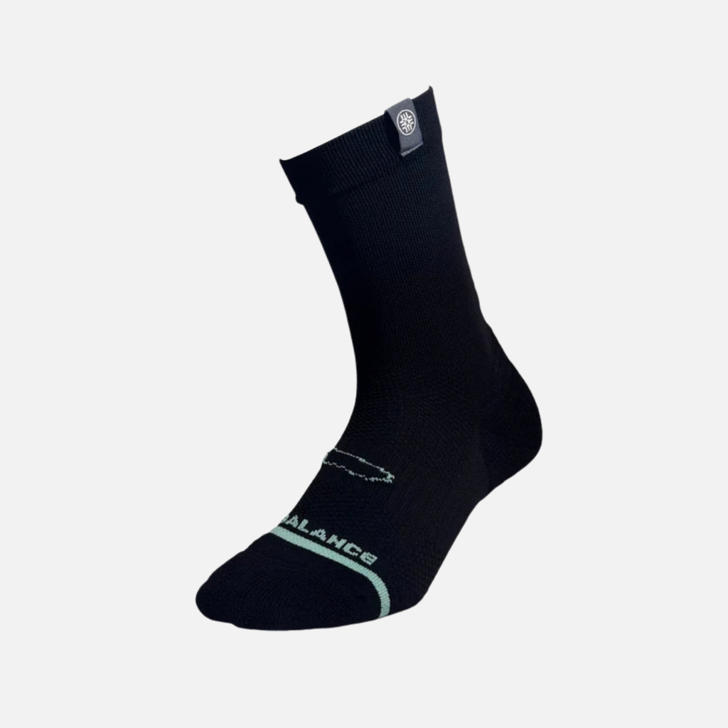 Balance Black Running Crew Socks