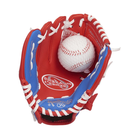 PL91SR  (ZURDO) 9" PLAYERS SC/RO T-BALL GLOVE &  BALL SET RAWLINGS