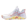 Mizuno Wave Momentum Elite Women White/Calypso Coral – Volleyball Shoes