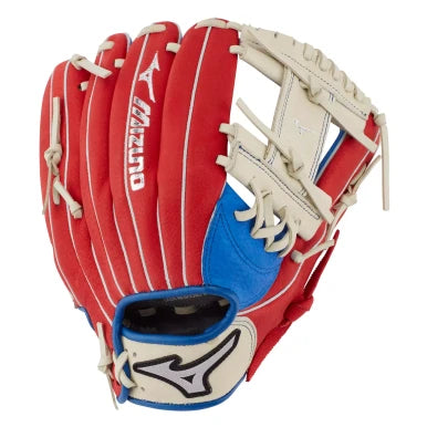 Mizuno Prospect Power Close 11 Youth Baseball Glove Royal-Red