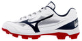 Mizuno Cushionrevo Diamond TPU Men White/Navy – Baseball Cleats