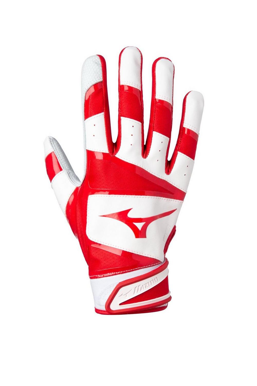 303 Mizuno Red Adult Batting Gloves 330417