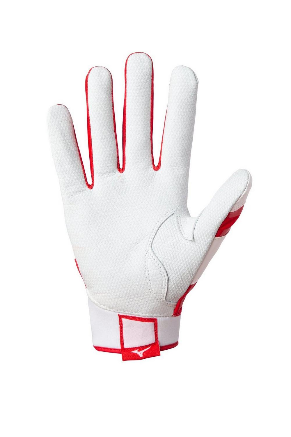 303 Mizuno Red Adult Batting Gloves 330417