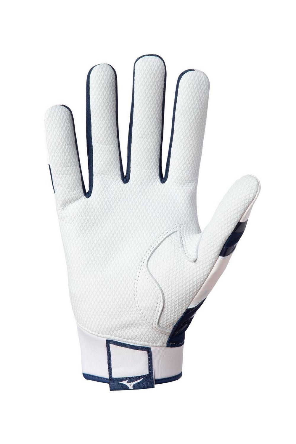 303 Mizuno Navy Adult Batting Gloves 330417