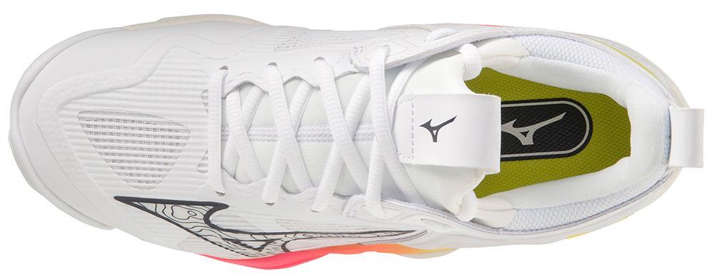 430320 Wave Momentum 3 Women Mizuno White/HighPink