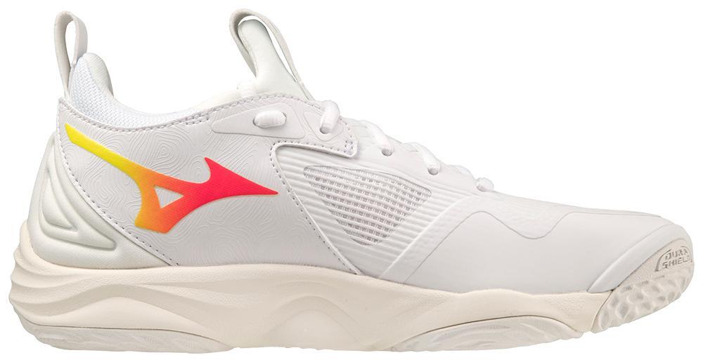 430320 Wave Momentum 3 Women Mizuno White/HighPink