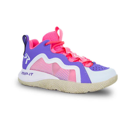 Women's SwiftStep FUTURE Volleyball Court Shoe Rip It White/Purple/Pink
