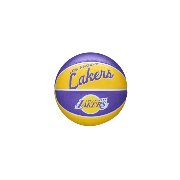 Wilson NBA Team Retro Los Angeles Lakers Mini Basketball #3
