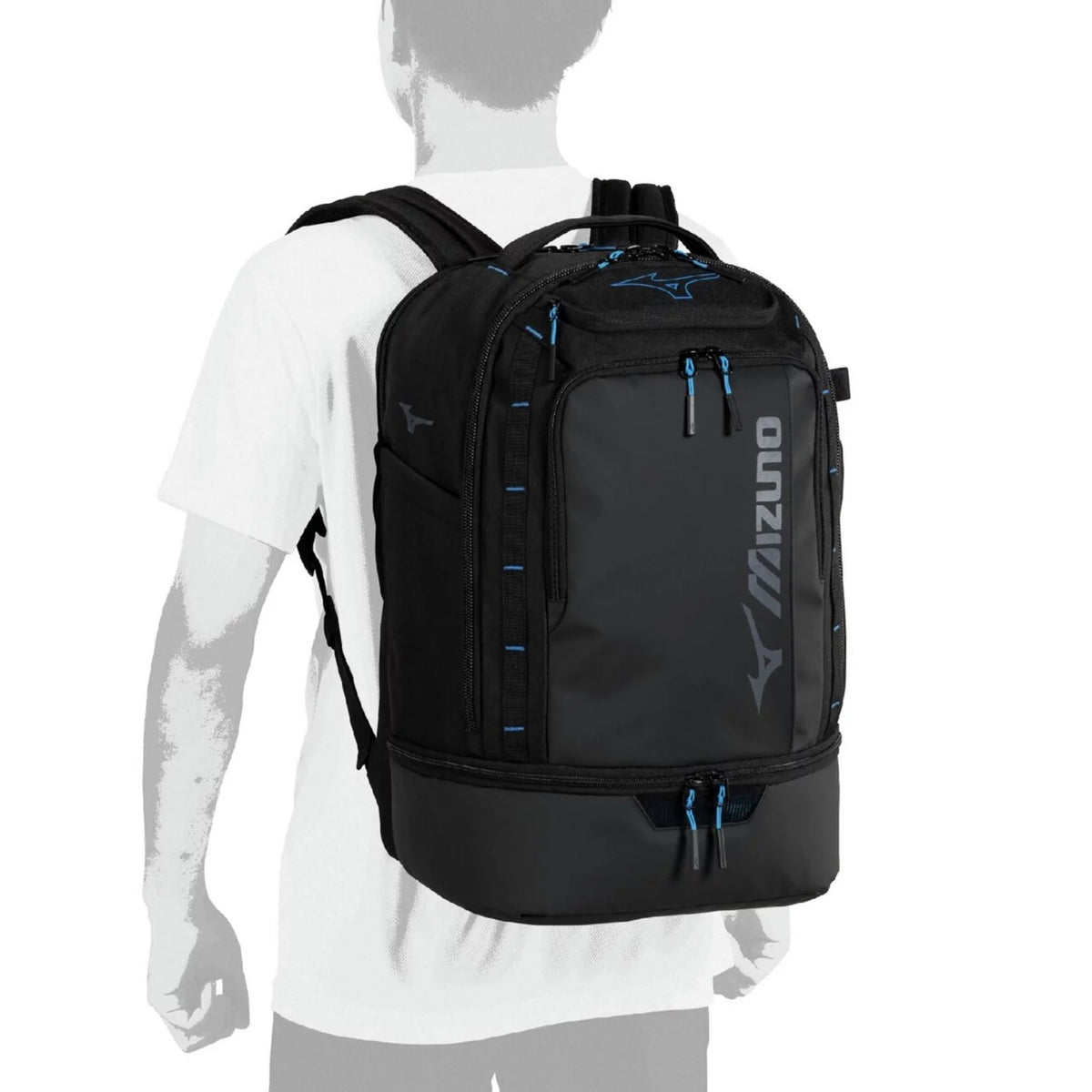 Mizuno Racquet Sports Tour Backpack Black